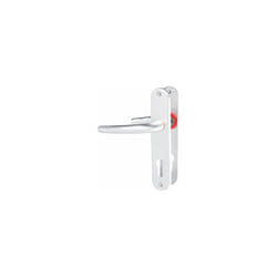 Hoppe - Poignée de porte d'entrée - San diego Et Cie - Gris argent - Clé i - 165 mm
