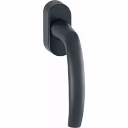 Description générale Poignée de fenêtre HOPPE en aluminium, avec Secustik® et VarioFit®, spécialement conçue pour les fenêtre ...