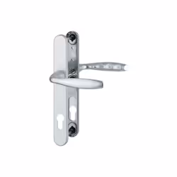 Profil poignée de porte ensemble, série de New York 1810/3346 Profil Hoppe-aluminium porte-Long raccord en forme de plaque (p ...