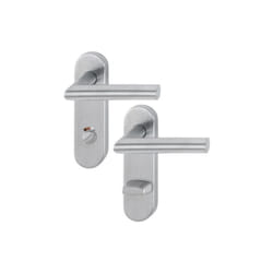 Hoppe - Garniture à plaque courte Ams.E1400/353KH va F69 rwsk/ol rd Grt de béquille - 10720722