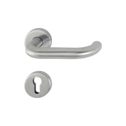 Hoppe - Garniture fs Paris FS-E138/42H/42HS ap va F69 d/d ts 40-65mm pz rd.DIN l/r - 10722091