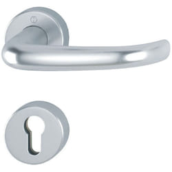 Hoppe - Poignée porte San Fran.FS-E1301/42H/42HS ap Inox F69 d/d ts 40-65mm pz rd.