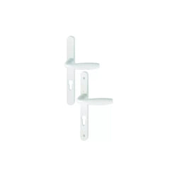 Hoppe - Ensemble de poignées de porte new york ea 70 plaque étroite Blanc 9016 70 Blanc 9016 70 Anodisé