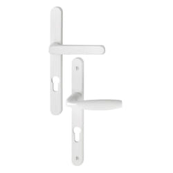 Hoppe - Ensemble sur plaque étroite New York type clé i entraxe 70mm carré 7mm finition blanc 3293988
