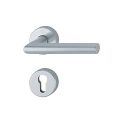 Hoppe - Garniture fs Ams.FS-1400/42H/42HS alu.F1 d/d ts 40-65mm pz rd.DIN l/r - 10726294