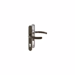 Profil poignée de porte ensemble, série Luxembourg 1500 / 3357N Hoppe-aluminium profilé porte-Long raccord en forme de plaque ...