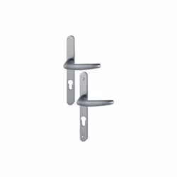 Ensemble de porte-fenêtre plaque étroite Atlanta 1530/300LMSGL HOPPE Asp.inox F9 Clé i Entr.70 - ép.48/57 - 3303816 - . - Pro ...