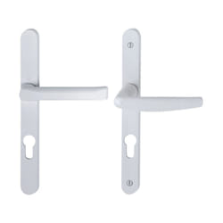 Hoppe - Garniture atlanta saillie réduite sur plaques de 24mm - Carré (mm) : 7 - Entraxe (mm) : 70 - Finition : Anodisé F9