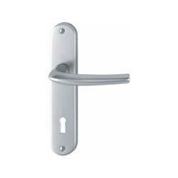 Poignee sur plaque diego 1191-347 f9010 blanc pur bec cane condamn