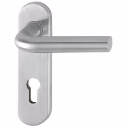 Matériel de porte, série Bonn E150Z / 353K HOPPE porte intérieure en acier inoxydable plaque d'ajustement courte (poignée de  ...