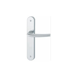 Ensemble San Diego grand model type bec de cane finition F1 alu aspect argent - HOPPE - 3559731