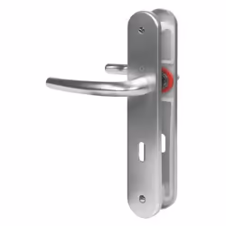 Ensemble San Diego grand model type clé L finition F1 alu aspect argent - HOPPE - 3559766