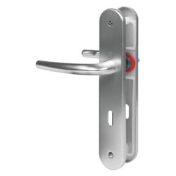Ensemble San Diego grand model type clé L finition F1 alu aspect argent - HOPPE - 3559766