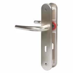 Ensemble San Diego grand model type clé L finition F2 alu aspect champagne - HOPPE - 3559774