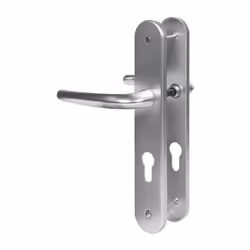 Ensemble San Diego grand model type clé I pour cylindre européen finition F1 alu aspect argent - HOPPE - 3559782 - TU