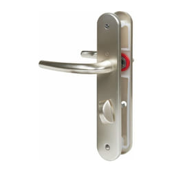 Ensemble San Diego grand model type à condamnation finition F2 alu aspect champagne - HOPPE - 3559811