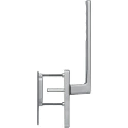 Hoppe - Poignée de fenêtre Toulon à cuvette pour châssis coulissant à levage finition aspect inox