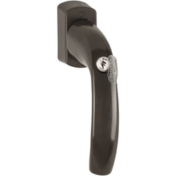 Hoppe - Poignée de fenêtre Secustik Variofit ny 0810S/US10 100Nm Alu.F8707/ VK7 verrouillé - 10764231
