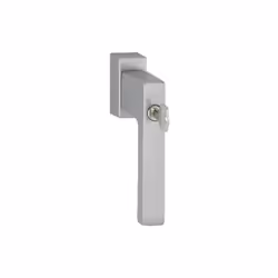 Poignée de fenêtre en aluminium, condamnable à clé avec Secu100®+ Secustik® et VarioFit®, pour fenêtre à ouverture oscillo-ba ...
