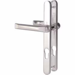 Poignée de porte fenêtre - Tokyo - Hoppe Et Cie - Gris argent - Clé I - 195 mm - Saillie réduite
