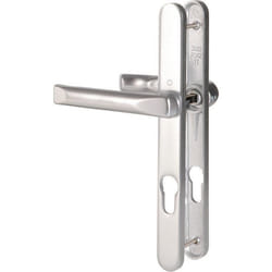 Poignée de porte fenêtre - Tokyo - Hoppe Et Cie - Gris argent - Clé I - 195 mm - Saillie réduite