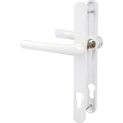 Poignée de porte fenêtre - Tokyo - Hoppe Et Cie - Blanc pur - Clé I - 195 mm - Épaisseur de porte : 58 à 62 mm
