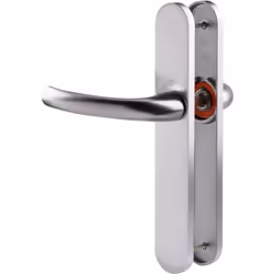 Poignée de porte intérieure - Tokyo - Hoppe Et Cie - Gris - Bec de cane - 195 mm