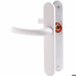 Poignée de porte intérieure - Tokyo - Hoppe Et Cie - Blanc pur - Bec de cane - 195 mm