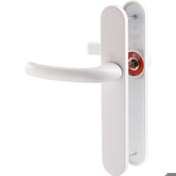 Poignée de porte intérieure - Tokyo - Hoppe Et Cie - Blanc pur - Bec de cane - 195 mm