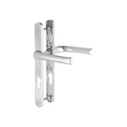 Hoppe - Ensemble de porte-fenêtre plaque étroite Atlanta 113KH/300LMSGL/1530 Saillie réduite 195mm Argent F1 Clé i Entr.92 C.8 - ép.78/87 - 3649489