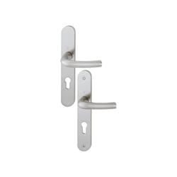 Hoppe - Ensemble double béquilles tokyo entraxe 70mm type cle i finition gris 1808677