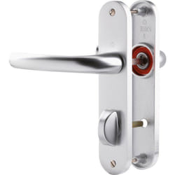Poignée de porte intérieure - Tokyo - Hoppe Et Cie - Gris argent - Condamnation - 165 mm