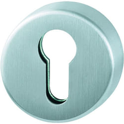 Rosace de clé - Hoppe - E42HS - Acier inoxydable - Fixation invisible - Pour portes extérieures