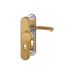 Garniture interchangeable pour portes de fermeture résistant à l'effraction selon DIN 18257 Hauteur du bord de la plaque à bo ...