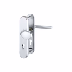 pour portes de fermeture testé selon la norme DIN 18257 Sous-construction en acier dans la plaque extérieure et en zamak dans ...