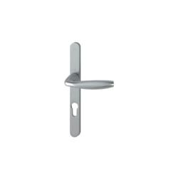 Hoppe - Ensemble de porte plaque étroite New york Clé i aspect inox F9 099KH/300LMSGL/1810 - 195mm - entr.7/70 C.7 - 48/57 - 3672363