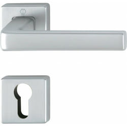 Poignee sur rosace dublin 1124-24k- 24ks f94 alu satine cle i