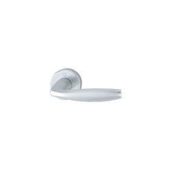 Hoppe - Paire de béquilles sur rosace New-York 1810/42K/42KS Argent Alu - Bec de cane - 3738676