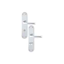 HOPPE Garniture de rénovation Tôkyô 1710/3334 Alu.F1 SK/OL 4-KT.8mm Entf.78mm - 11545185