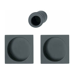 Set carré pour porte coulissante Hoppe