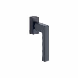 Poignée de fenêtre Hoppe Toulon en aluminium Système de sécurité SecuForte à verrouillage automatique Finition noir mat F9714 ...