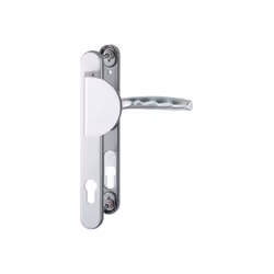 Ensemble de porte palière plaque étroite aileron Atlanta HOPPE 554/3346/1530 Argent F1 - Clé i - ent.8/92 56/70 - 2354494 - - ...