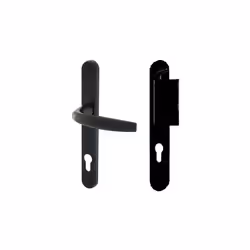 Ensemble de porte palière plaque étroite aileron Atlanta HOPPE 554/3346/1530 Noir 9714 - Clé i - ent.8/92 56/70 - 2354620 - - ...