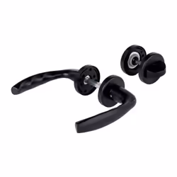 Epaisseur de porte : 40 - 47 mm Epaisseur du carré : 7 mm Epaisseur du carré pour WC : 5 mm avec fourreaux réduct. 5-8 mm Per ...