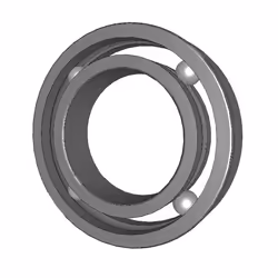 FAG 6010-C3, Roulement à billes, Gris, 5 cm, 80 mm, 16 mm, 80 mm