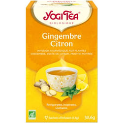 YOGI TEA Gingembre Citron 17 x 1.8 g