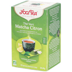 Yogi Tea Thé Vert Matcha Citron 17 sachets