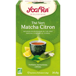 YOGI TEA Thé Vert Matcha Citron 17 x 1.8 g