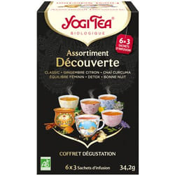 YOGI TEA Assortiment Découverte 6 x 3 sachets d'infusion 34.2 g