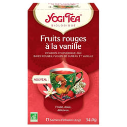 Yogi Tea Fruits Rouges à la Vanille Bio 17 Sachets